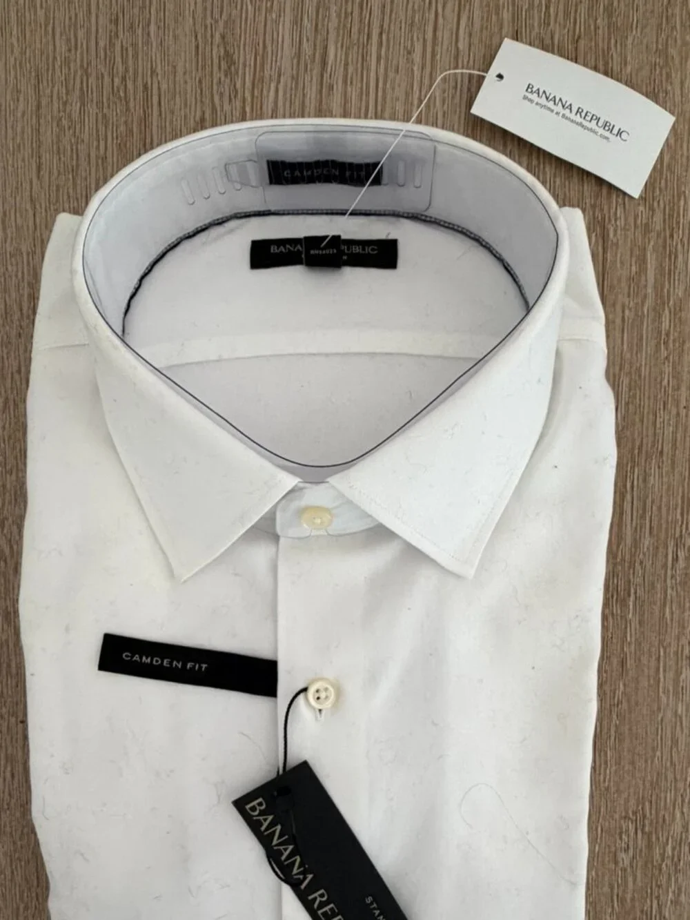 New With Tags - Banana Republic White Camden Fit Dress Shirt - XL - Regular Fit